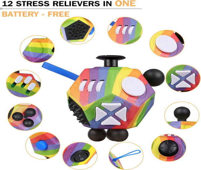 Cube Anti Stress 12 Faces