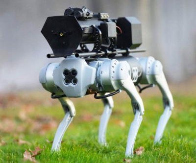 Chien Robot Lance Flammes
