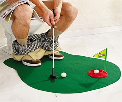 Mini Golf de Toilette WC
