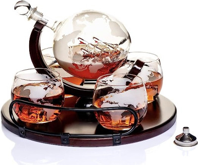 Service à Whisky de Luxe 4 verres