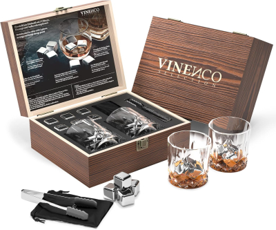 Set Verres + Pierres à Whisky